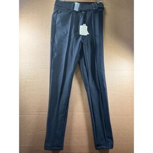 My Sunday Ski Slalom Ski Pants Womens Size S Black Belted Slim Fit Snow Trousers